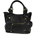 Marc Jacobs Large Black Leather Tote Bag