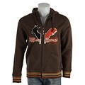 Rossignol Men's Chocolate Brown Hooded Sweatshirt