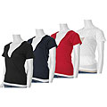 Rosio Women's Plus Size Short-sleeve Ribbed Hoodie