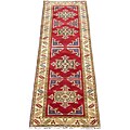 Indo Kazak Red/Ivory Runner (2'9 x 8')