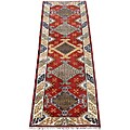 Indo Kazak Red/ Ivory Runner (2'8 x 8')