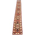 Indo Kazak Red/ Gold Runner (2'8 x 24')