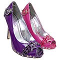 Anne Michelle by Journee Western Peep Toe Pumps