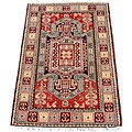 Indo Kazak Red/ Gold Rug (3 x 5)