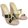Misbehave by Adi Cork Wedge Sandals