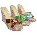 Misbehave by Adi Cork Wedge Sandals