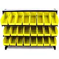 Parts 24-bin Storage Rack with Shelf