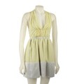 BCBGeneration Georgette Shirred Neck Dress