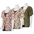 Misses Me Fashion Women's Plus Size Layered Top