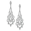 18k White Gold 2 1/3ct TDW Diamond Drop Earrings (G-H, SI)