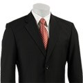 Massimo Genni Men's Black Wool Suit
