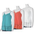 DoBe Women's Spaghetti Strap Lace Tank