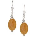 Sterling Silver Butterscotch Magnesium Drop Earrings