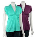 Pathway Women's Ruffle V-neck Top
