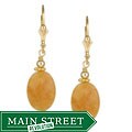 14k Goldfill Butterscotch Magnesium Drop Earrings