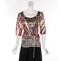 Simply Irresistible Women's Printed 3/4-sleeve Shirt