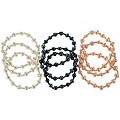 Maddy Emerson Luscious Genuine Pearl Bracelet Set (7-8 mm)