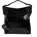 Christian Dior Black Patent Leather Tote