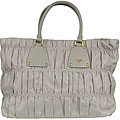 Prada Large Grey Tessuto Gaufre Tote Bag