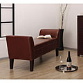 Drake Congac Leather Bench