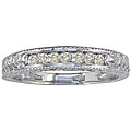 10k White Gold 1/8ct TDW Diamond Wedding Band (I-J/ I2)