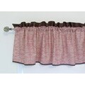 Babykins Chocolate Paisley Valance