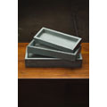 Rectangular Soapstone Set of Three Trays (India)
