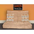 Roxy Butter Microfiber Floor Video Game Chair
