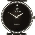 Croton Men's Crystal Dress Quartz Strap Watch