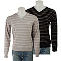 Five Four Men's Narrow Stripe V-neck Sweater