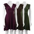 Tammy Mars Flutter-sleeve Empire Waist Dress