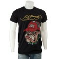Ed Hardy Men's Black Bulldog T-shirt