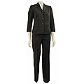 Nine West Women's Techno Jacket Pant Suit