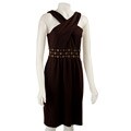 David Meister Women's Cross-front Dress