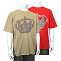 Dolphino Men's Rhinestone Crown T-shirt
