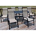 Executive Black 7-piece Patio Dining Set