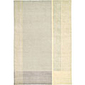 Hand-knotted Calvin Klein Beige Wool and Silk Rug (8'3 x 11')