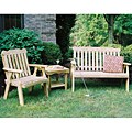 Treated Pine 4-piece Straightback Furniture Set