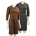 Ellen Tracy Women's Heather Ponte Jacket Dress