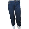 F&F Women's Slim-fit Denim Capris