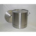 Stainless Steel 60-quart Stock Pot with Steamer Rack