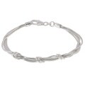 Italian Sterling Silver Snake Style Bracelet