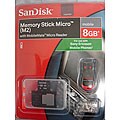 Sandisk 8GB M2 Memory Stick Micro with Adaptor