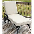 Beige Patio Lounger Cushion
