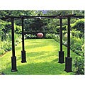 Arch Half-circle Black Pergola Gazebo