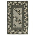 Hand-tufted Flow Collection Wool Rug (5' x 8')