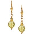 14k Goldfill Yellow Citrine Earrings
