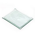 Fusion Sun and Wave Clear Glass Plate (Case of 6)