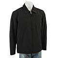 Perry Ellis Portfolio Men's Black Polytech Jacket