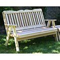 5-foot Red Cedar Southern English Garden Bench
